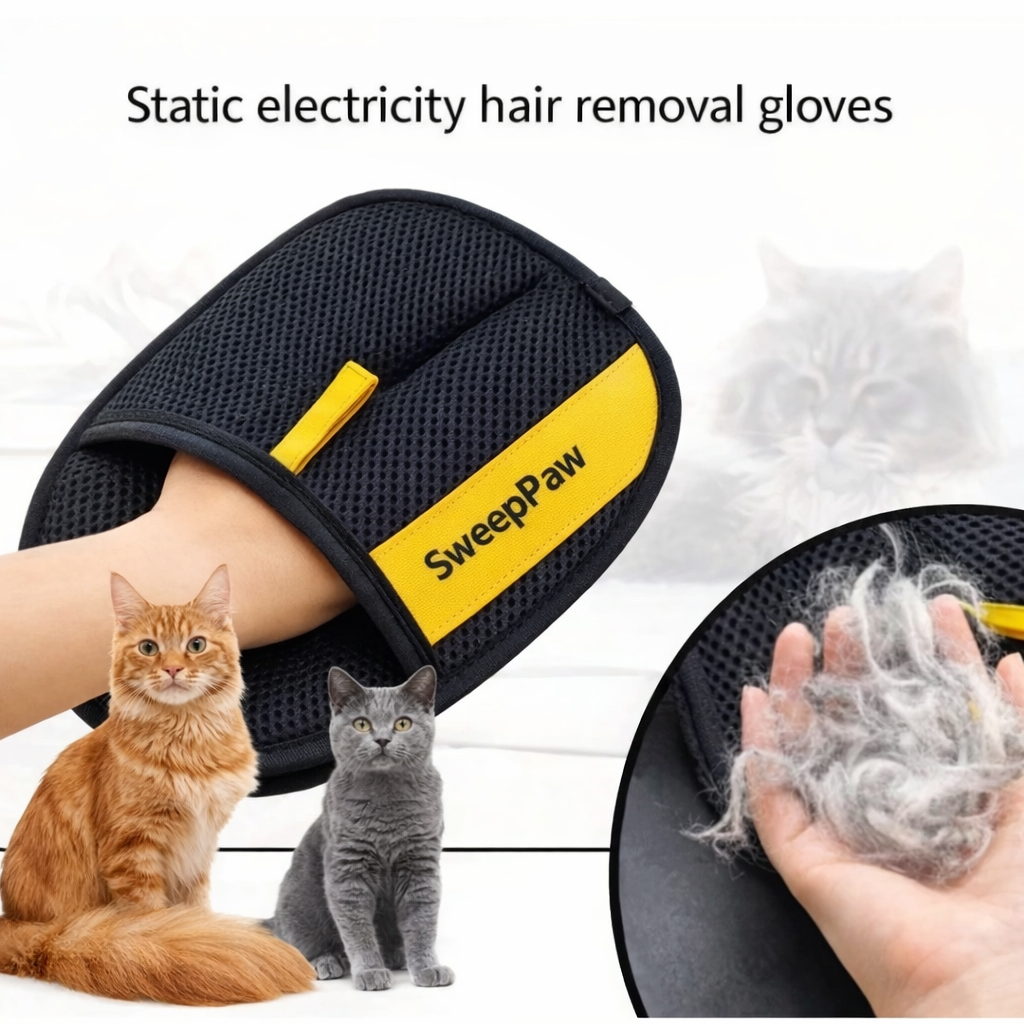 SweepPaw pet hair remover glove